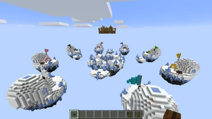 دانلود مپ بدوارز ماینکرفت Minecraft برفی