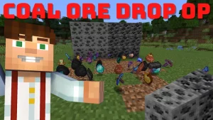 دانلود دیتا پک ماینکرفت کندن ذغال ایتم اوپی میده Minecraft But Coal Ore Drop OP