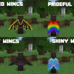 دانلود دیتاپک بال های فرشته ماینکرفت – DataPack AngelWings Minecraft Java