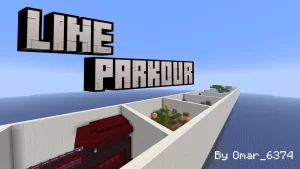 دانلود مپ پارکور خطی ماینکرفت – Line Parkour Map minecraft