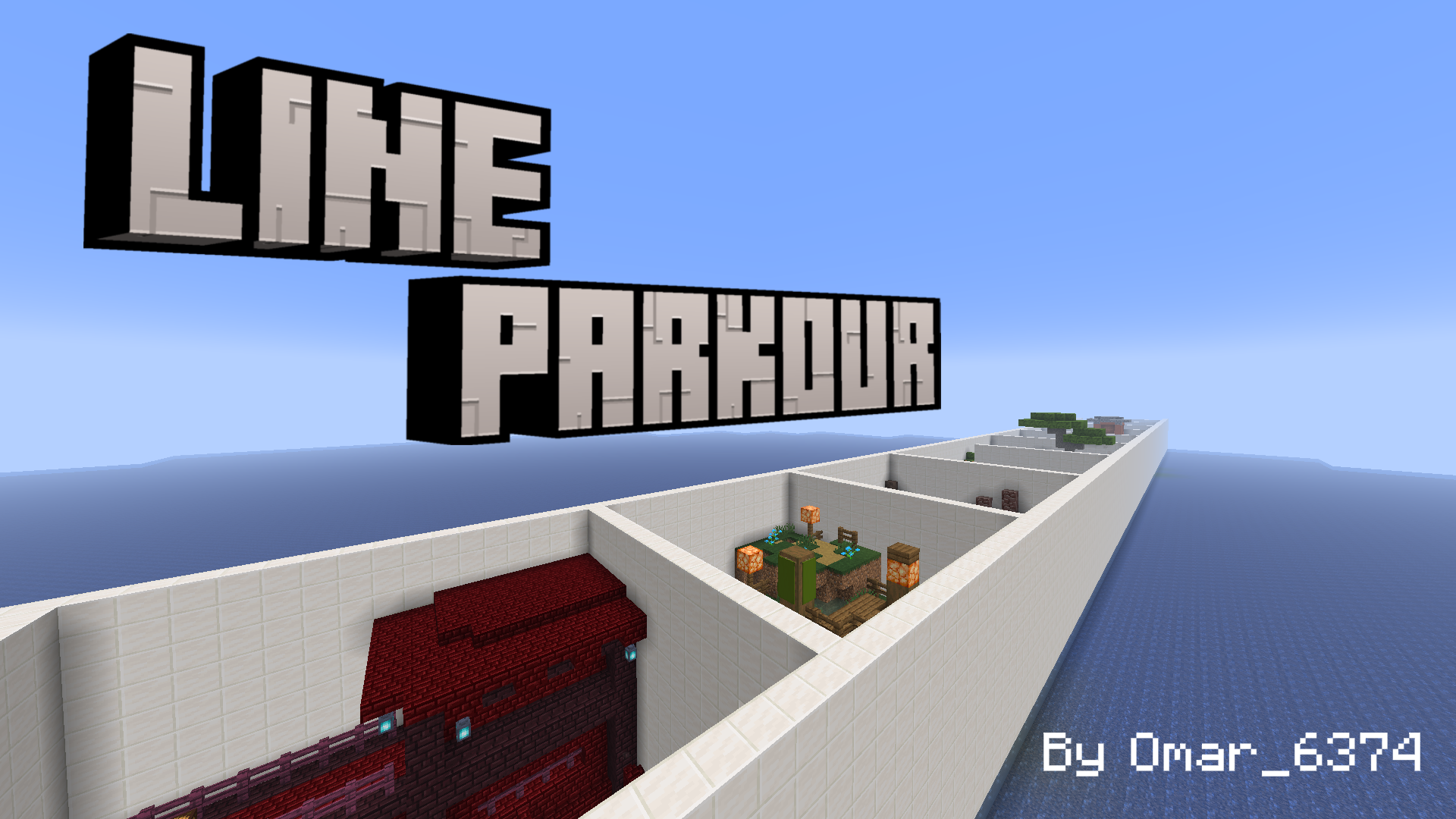 دانلود مپ پارکور خطی ماینکرفت – Line Parkour Map minecraft