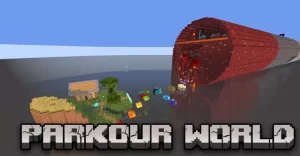 دانلود مپ پارکور معمایی روسی ماینکرفت – Map Parkour World Russia