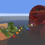 دانلود مپ پارکور معمایی روسی ماینکرفت – Map Parkour World Russia
