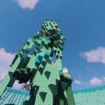 دانلود مپ پارکور آبی (Aqua) ماینکرفت – Aqua Parkour map minecraft