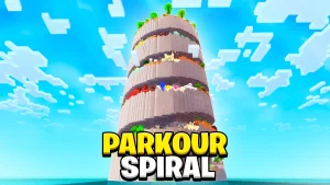 دانلود مپ پارکور اسپیرال ماینکرفت – Parkour Spiral map minecraft