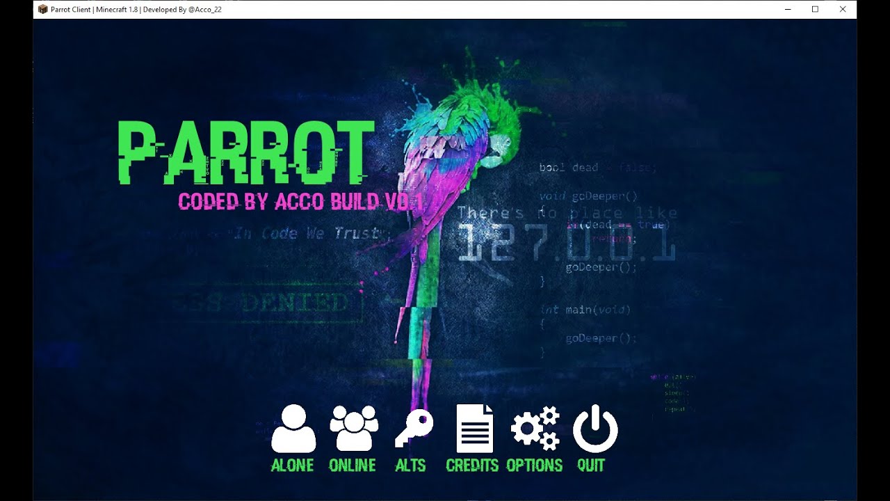 دانلود بهترین کلاینت اتک و گریف ماینکرفت (Parrot)