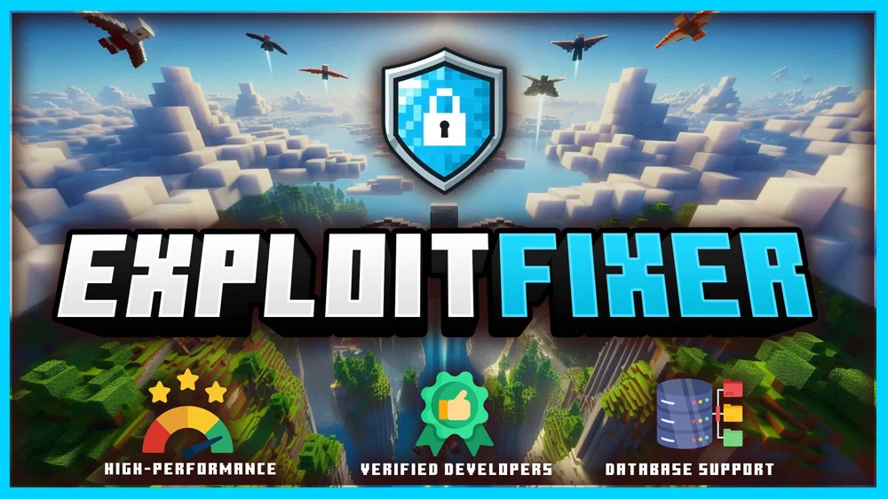 پلاگین آنتی کرش و دوپ ExploitFixer ماینکرفت (راحت تر از LPX) v3.3.6