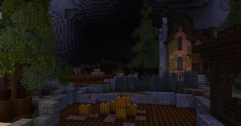 مپ لابی تم هالووین ماینکرفت [Halloween themed lobby map]