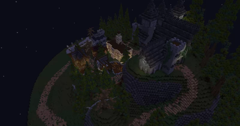 مپ لابی تم هالووین ماینکرفت [Halloween themed lobby map]
