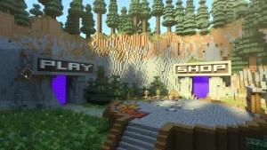 دانلود مپ لابی ساده بدراک ماینکرفت (Basic Lobby Bedrock)