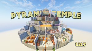 بهترین مپ پارکور سال 2025 ماینکرفت – ورژن 1.21.7 [Pyramid Temple Map Minecraft]