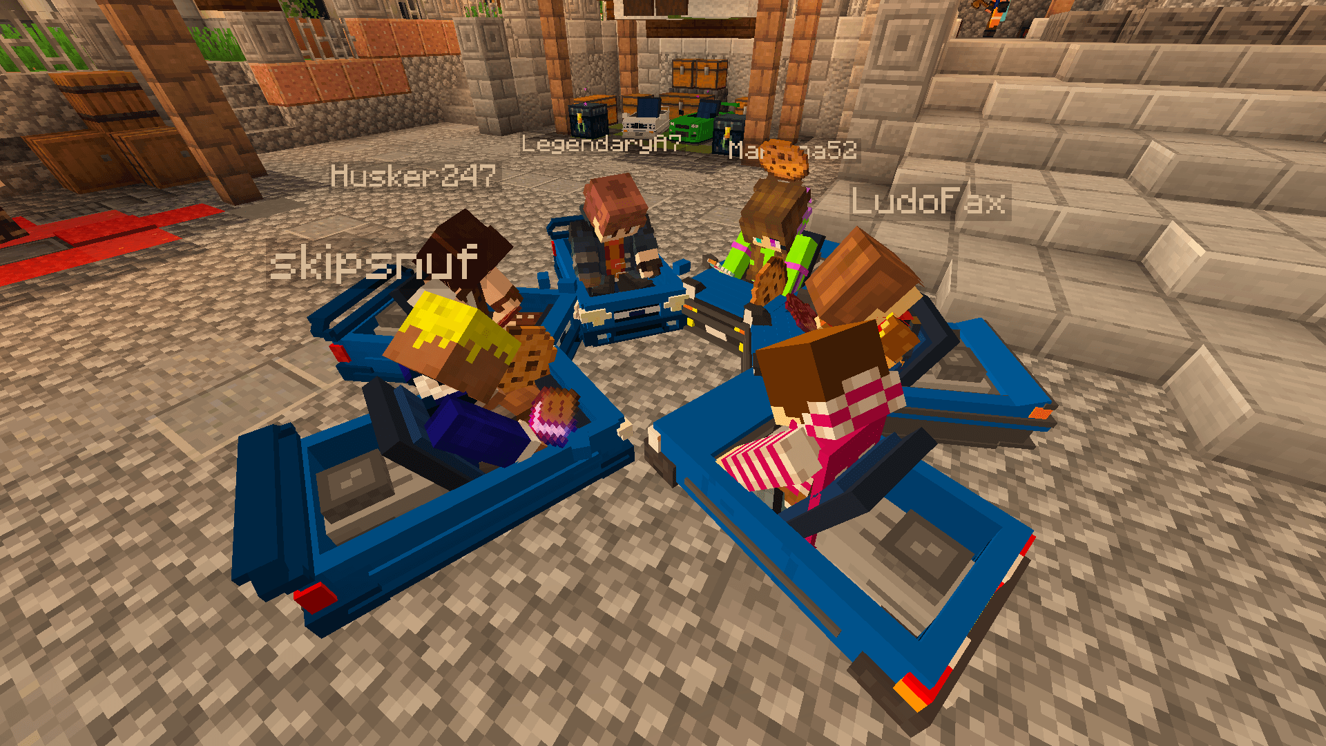 دانلود مودپک سرور مسابقه قایقرانی IceBoat Racing (1.21.1 Fabric server)