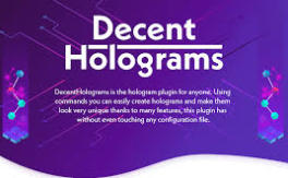 پلاگین هولوگرام ماینکرفت DecentHologram (ورژن 2.9.1)