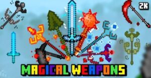 ادان ماینکرافت بدارک magic-weapons (اضافه شدن سلاح های جدید)