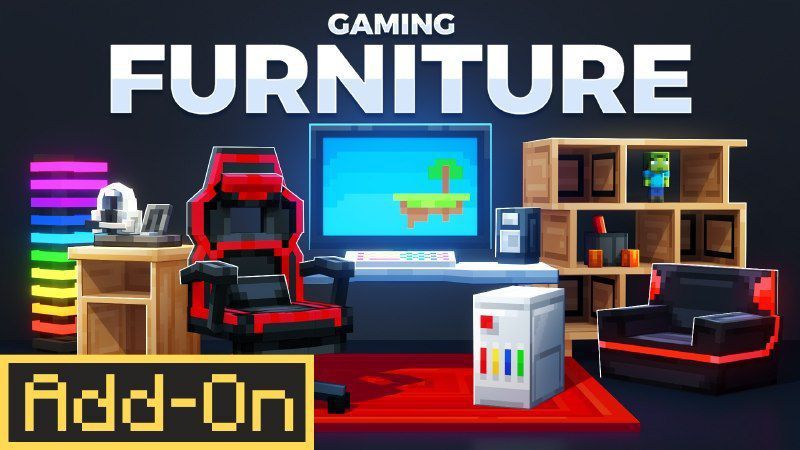 ادان ماینکرافت بدارک اتاق گیمینگ (Gaming Furniture) ورژن 26.1
