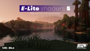 شیدر ماینکرافت (E-LITE Shaders) سبک و زیبا (تمام ورژن ها)