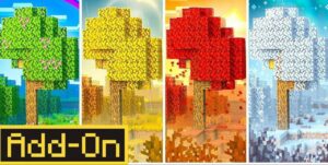 ادان ماینکرافت بدارک چهار فصل واقعی در (Realistic Seasons Add-On) ورژن 26.1