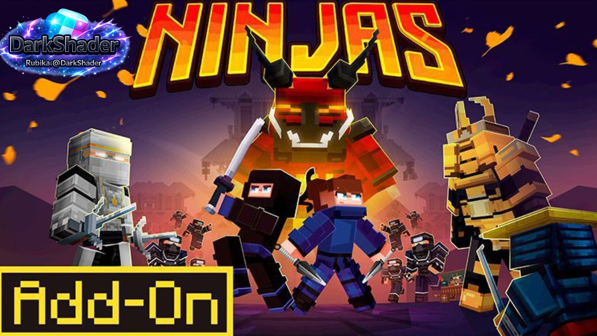 ادان ماینکرافت بدارک نینجا (Ninja Add-On) ورژن 26.1