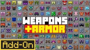 ادان ماینکرافت بدارک ارمور و سلاح های جدید (WEAPONS ARMOR) ورژن 26.1