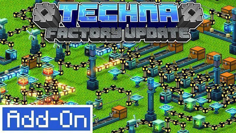 ادان بدارک ماینکرافت کارخانه سازی (techna factory) ورژن 26.1